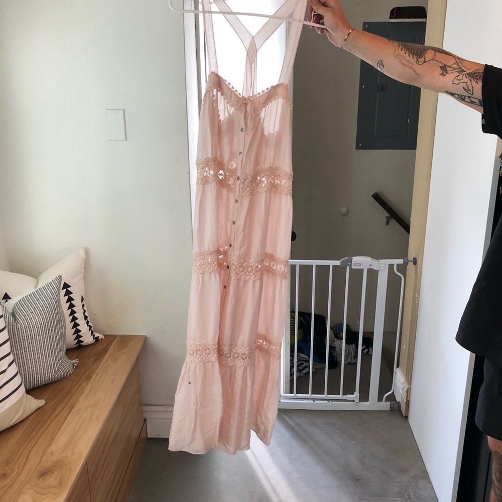 Brand new free people soft pink dress